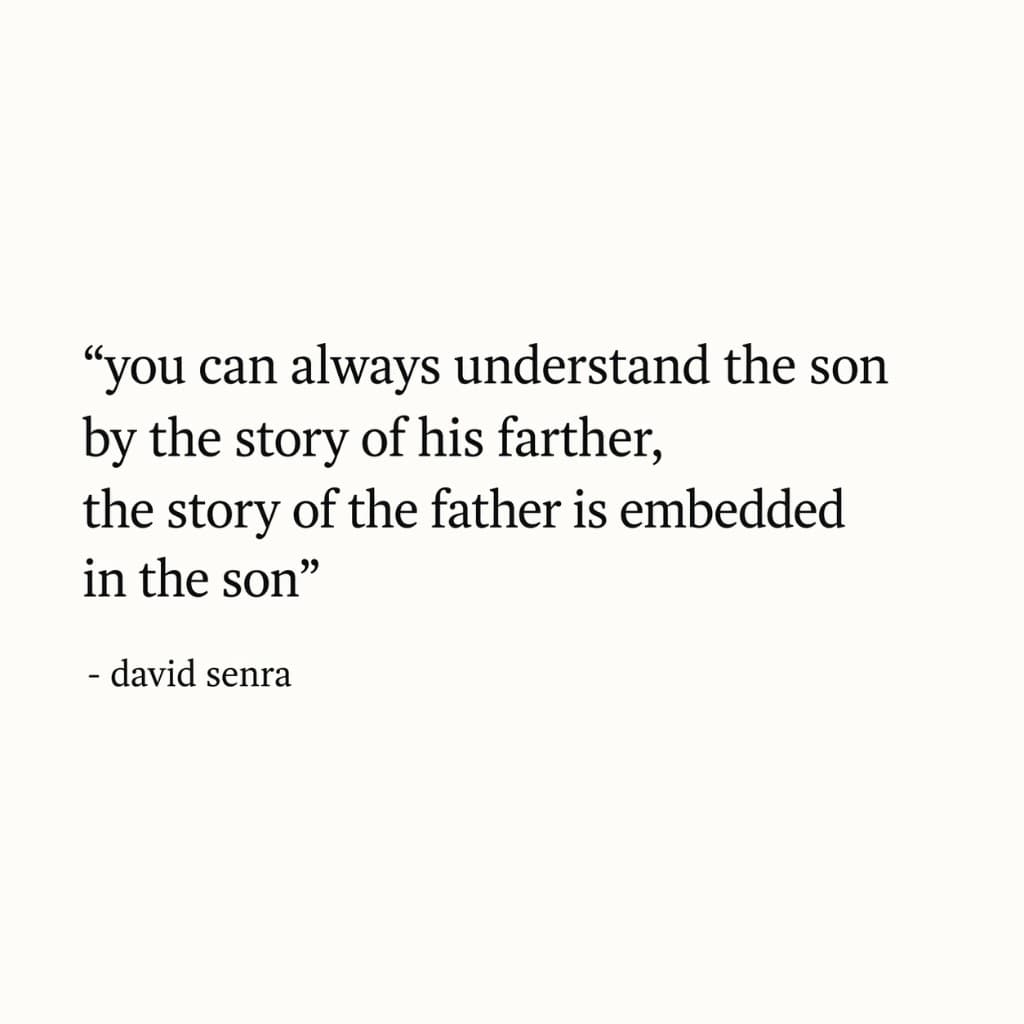 Quote about fathers and sons