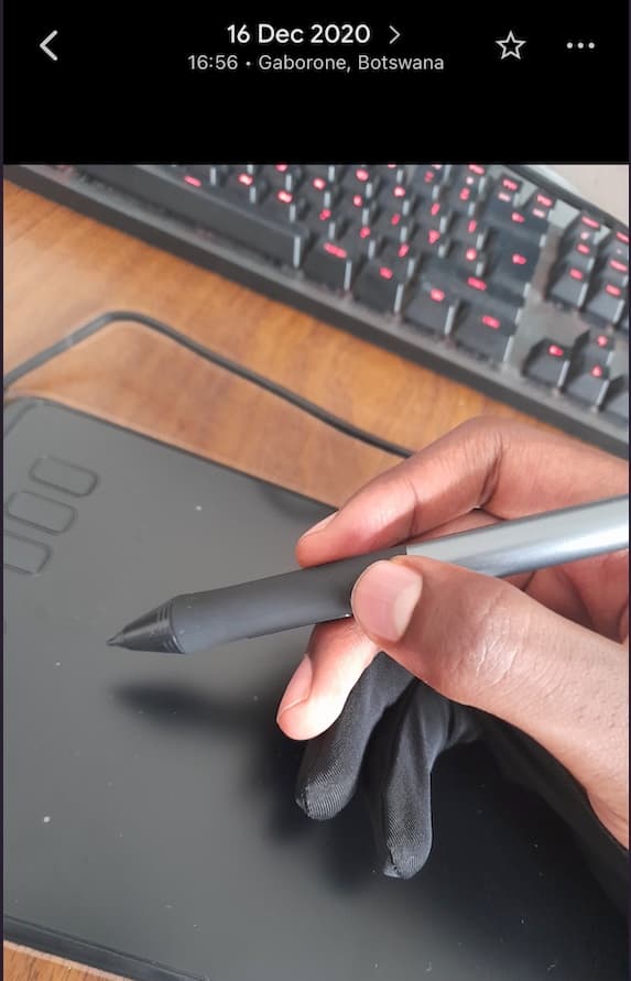 Saved up for a drawing tablet