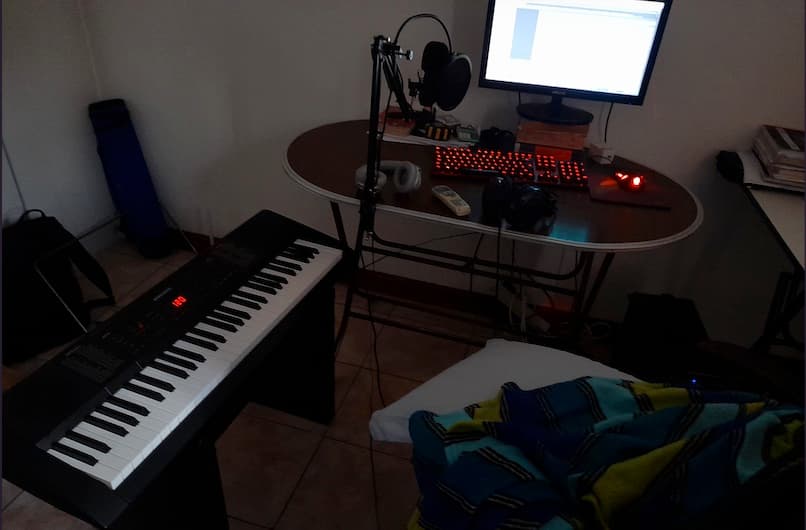 And then a midi keyboard